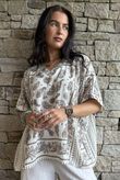 Yara Bandana Box Top White